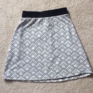 Gilli geometric a-line skirt